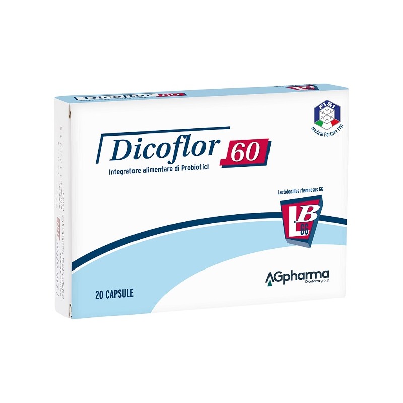 Ag Pharma Dicoflor 60 integratore probiotico 20 Capsule