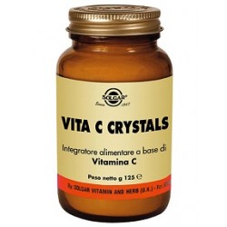 Confezione da 125g di Integratore Difese Immunitarie Vita C Crystal da Solgar