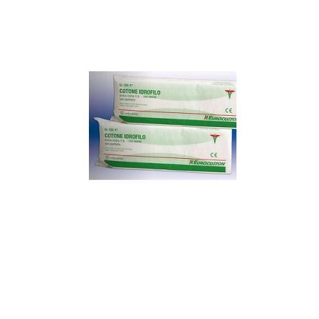 Cura Farma Ovatta Di Cotone Idrofilo 100% A Striscia Continua Confezione 100g Piegato A Zig Zag