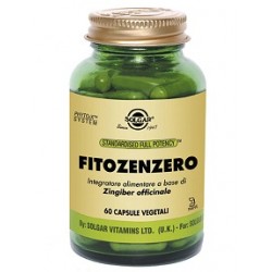 Confezione da 60 capsule Vegetali di Integratore Digestivo Fitozenzero da Solgar