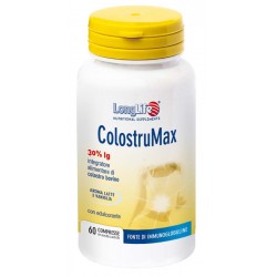 Confezione da 60 compresse di Integratore di Colostro Colustrumax di Longlife