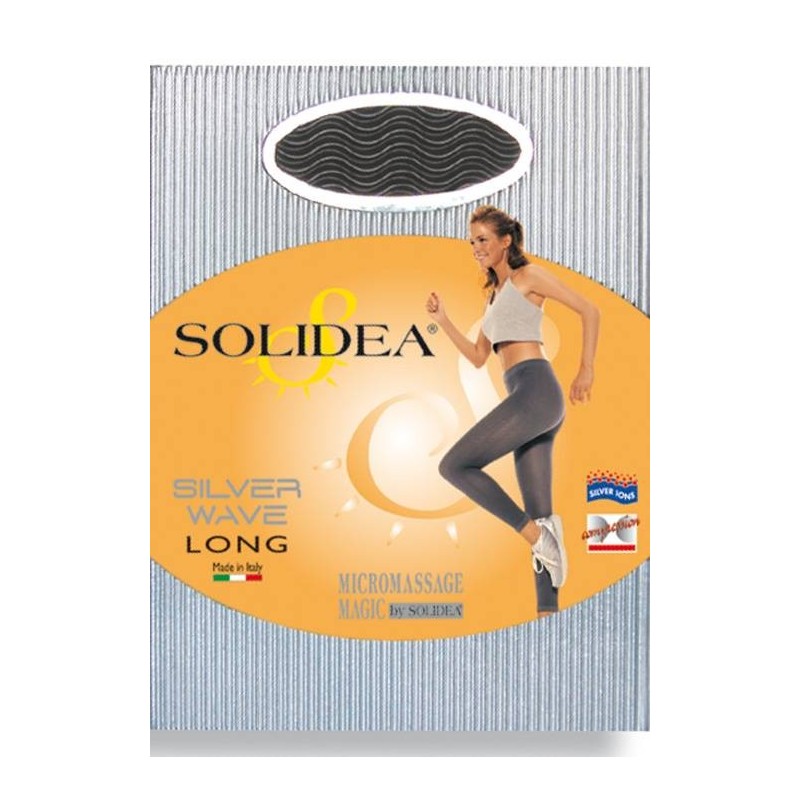 Solidea By Calzificio Pinelli Silver Wave Long Nero M