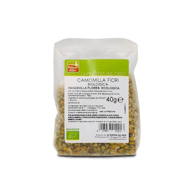 Biotobio Fsc Camomilla Fiori Interi Bio 40 G