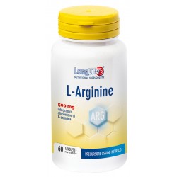 Confezione da 60 tavolette di Integratore di Arginina L-Arginine da Longlife