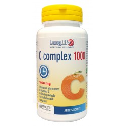 Flacone da 60 tavolette di Integratore di Vitamina C Complex da Longlife