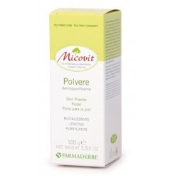 Flacone da 100 g di Micovit Polvere Dermica di farmaderbe