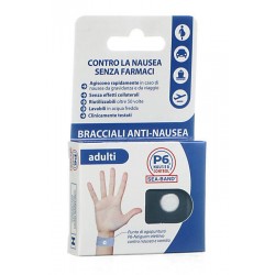 Confezione da 2 pezzi di Nausea Control Bracciale per Adulti da Sea-Band P6