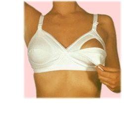 Safte Jolie Maman 2222 Reggisegno Allattamento In Cotone Coppe Apribili B Bianco 4