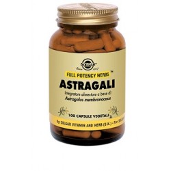 Confezione da 100 capsule vegetali di Integratore Stimolante Astragali di Solgar