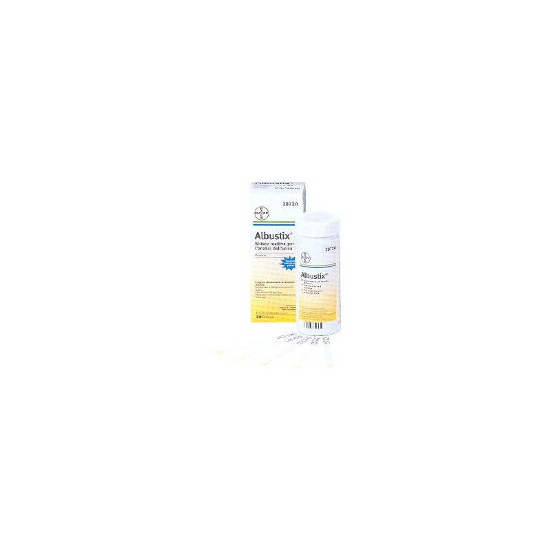 Siemens Striscia Reattiva Albustix Per Ricerca Delle Proteine Nelle Urine 50 Pezzi Codice Articolo 2872c