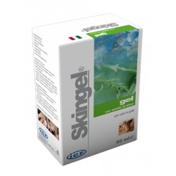 Confezione da 50ml di Crema Antibatterica per Cani e Gatti Skingel da ICF
