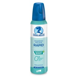 Flacone da 300ml di Shampoo Mousse Rapid Muschio Bianco per Cane e Gatto Sano e Bello da Elanco Italia