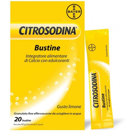 20 bustine effervescenti di Citrosodina Granutalo Effervescente da Bayer 20 bustine effervescenti di Citrosodina Granutalo Effervescente da Bayer