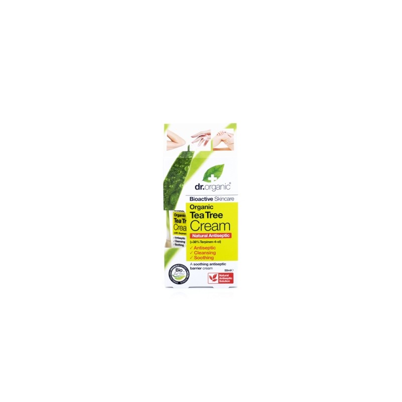 Optima Naturals Dr Organic Tea Tree Antiseptic Cream Crema 50 Ml