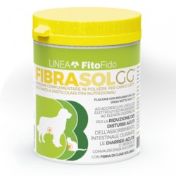 Confezione da 100g di Integratore Anti Diarrea Veterinario Fibrasol GG da Trebifarma