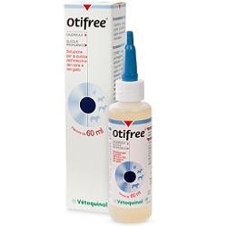 Flacone da 60ml di Soluzione Auricolare Cane e Gatto Otifree da Vetoquinol