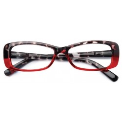 occhiale twins platinum funny rosso +2