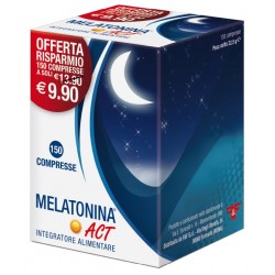 150 compresse di F&F Melatonina Act 1mg Integratore per dormire