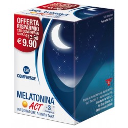 120 compresse di F&F Melatonina Act  1mg + 3 Complex Integratore