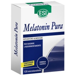 120 microtavolette di Esi Melatonin Pura Integratore per il Sonno