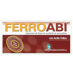 confezione 20 confetti orosolubili al cioccolato ferroabi