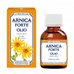 Flacone da 50 Ml di Arnica Forte Olio Puro della Erboristeria Magentina