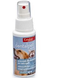 Flacone Spray da 50ml di Dentalpet Spray Collutorio per Animali da Candioli