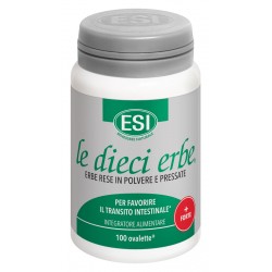 100 ovalette di Esi Le Dieci Erbe Integratore per l'intestino + Forte