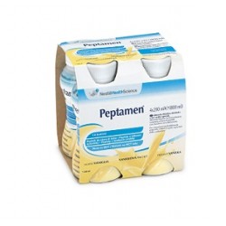 4 brick da 200 ml di Peptamen gusto vaniglia di nestlè