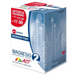barattolo 300 gr magnesio 2 act in polvere