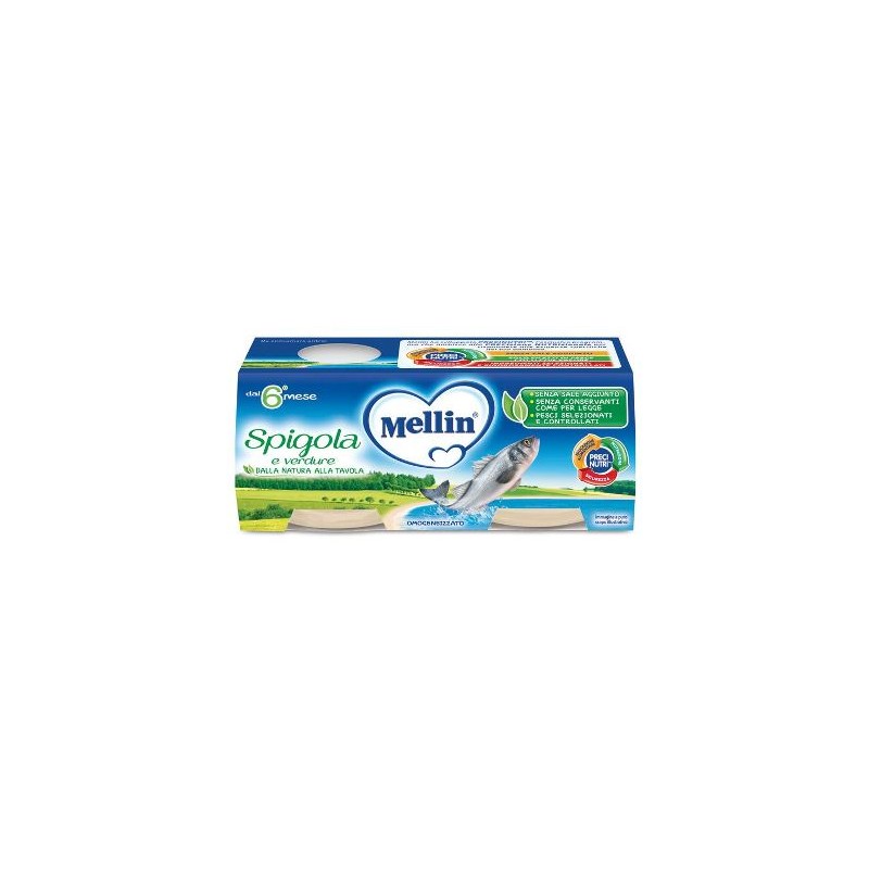 Danone Nutricia Soc. Ben. Mellin Omog Spigola 2 X 80 G