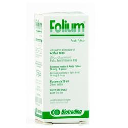 20ml in Gocce di Integratore di Acido Folico per Bambini da Folium