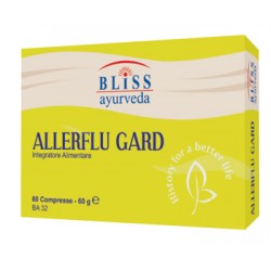confezione di Allerflu gard da 60 compresse di Bliss Ayurveda Italy