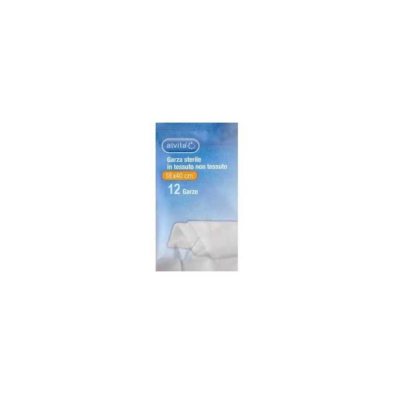 Alliance Healthcare It. Dis. Alvita Garza Sterile In Tessuto Non Tessuto 18x40cm 12 Pezzi