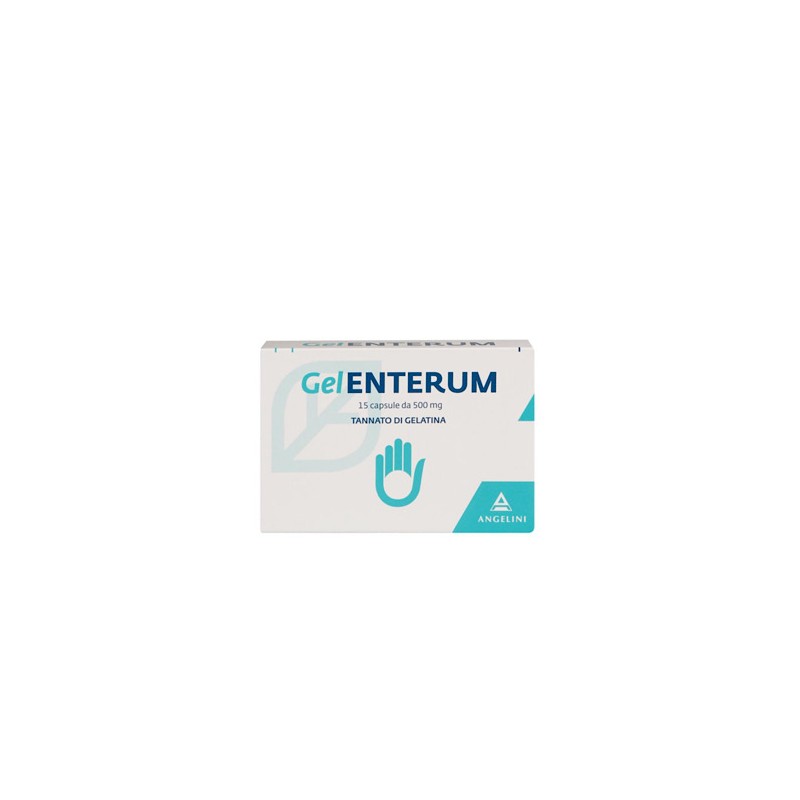 Angelini Gelenterum 15 Capsule Adulti 500mg Tannato Di Gelatina