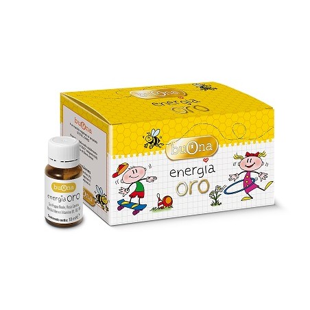 confezione 10 flaconcini buona energia oro