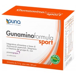 confezione da 42 bustine di gunaminoformula sport di guna