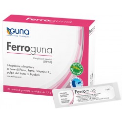 28 bustine di Ferroguna Integratore di Ferro
