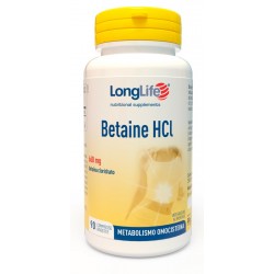 LongLife Betaine Hcl flacone da 90 compresse