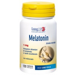 Confezione da 120 compresse di Integratore di Melatonina Melatonin da Longlife