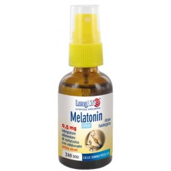 LongLife Melatonin integratore spray di melatonina da 240 dosi