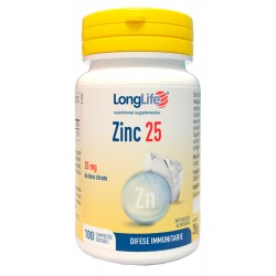 Longlife Zinc 25 Mg 100...