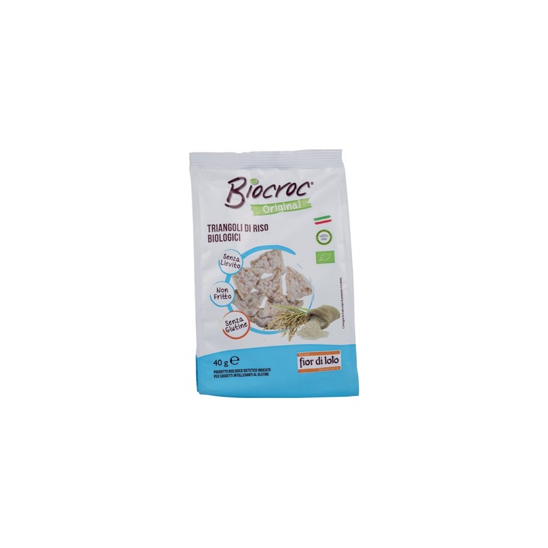 Biotobio Biocroc Triangoli Di Riso Bio 40 G