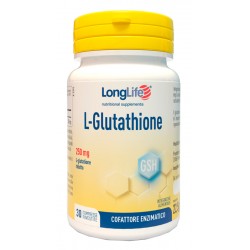 Confezione da 30 compresse di Integratore Antiossidante L-Glutathione da Longlife