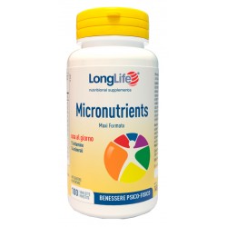 Confezione da 100 compresse di Integratore Multiminerale e Multivitaminico da Longlife Micronutrients