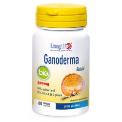 Flacone da 60 capsule di Integratore Difese Immunitarie Ganoderma Bio da Longlife