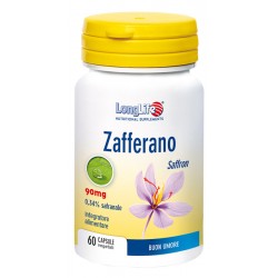 Flacone da 60 capsule di Integratore Digestivo Zafferano da Longlife