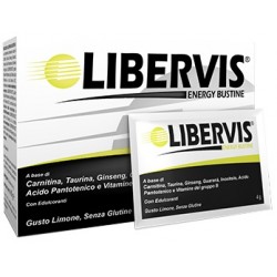 Libervis Energy Limone Integratore energetico 20 Bustine x 4 g