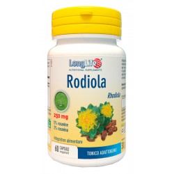 Flacone da 60 capsule vegetali di Integratore Tonificante Rodiola da Longlife