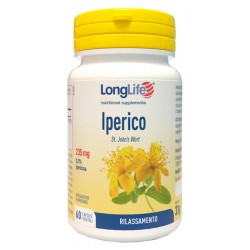 Flacone da 60 capsule vegetali di Integratore per l'Umore Iperico da Longlife